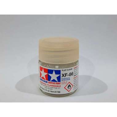 TAMIYA XF-86 FLAT CLEAR ACRYLIC PAINT