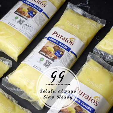 Puratos CREMFIL CLASSIC VANILA 1 KG Creamfil Filling Crem Fil Kremfil Klasik Vanilla Filing Isian Ro