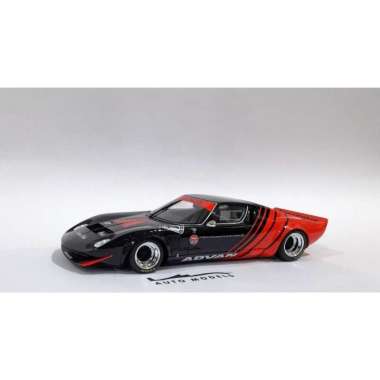 1:18 KYOSHO LAMBORGHINI MIURA LB RED/ BLACK