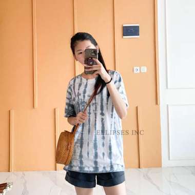 ELLIPSESINC Kaos Oversize Pria & Wanita Shibori Tie Dye PANJANG - OVERSIZED MARBLE