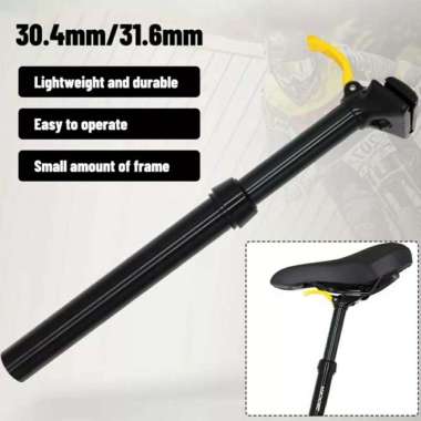 SEATPOST DROPPER HIDROLIK MANUAL ADJUSTABLE ZOOM 30.9