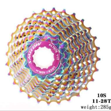 SPROCKET SPROKET 10 SPEED RAINBOW PELANGI CASSETE KASET