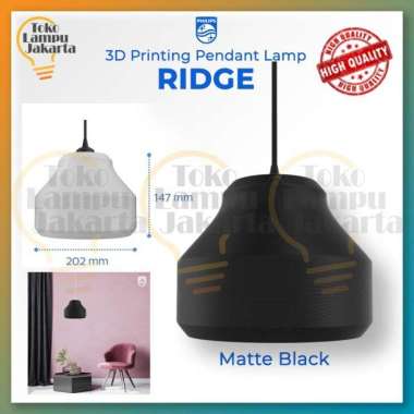 Philips Lampu Gantung 3D Printing dekoratif Ridge
