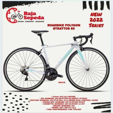 SEPEDA ROADBIKE POLYGON STRATTOS S5 RIMS BRAKE (2022 SERIES)