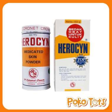 Herocyn Medicated Skin Powder 150gr Bedak Gatal Biang Keringat Kulit Anak
