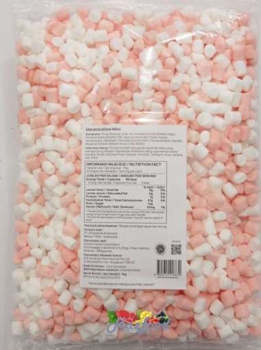 Corniche Mini Pink White Marshmallow 1kg