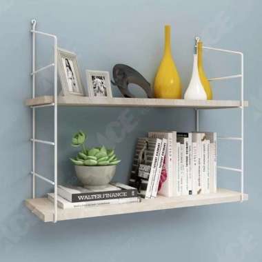 Masterspace Rak 2 Tingkat - Kayu Oak