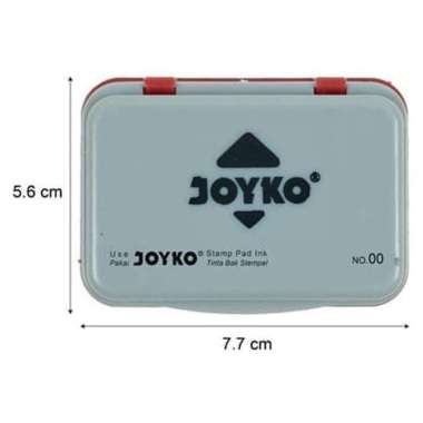 STAMP PAD BANTALAN TINTA JOYKO BAK STEMPEL NO 00 0 1 CAP STAMPEL INK PERALATAN SEKOLAH KANTOR ATK AL