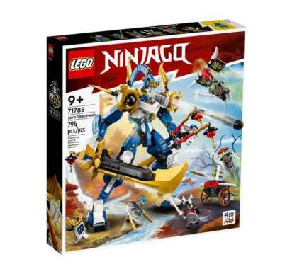 Lego 71785 Ninjago Jay's Titan Mech mainan anak robot ninja Multi