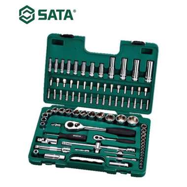 SATA kunci Sock set 86 pcs Sata Kunci Socket Set 86 Pcs 1/4 Inch & 1/2 Inch (METRIC) 09013 SATA TOOL