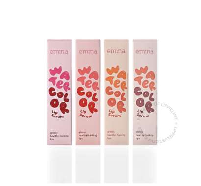 Emina Watercolor Lip Serum - Serum Bibir Tinted Mencerahkan dalam 7 Hari 03 Dusk
