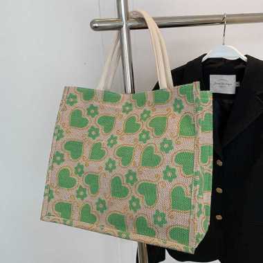 OPIOBAGS TOTE BAG JUMBO - TOTEBAG KANVAS JUMBO - TAS TOTE WANITA BESAR - TOTE BAG WANITA IMPORT TFW 