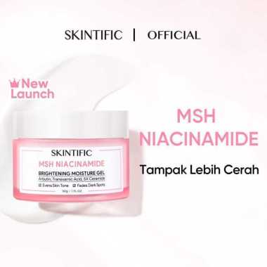 SKINTIFIC MSH Niacinamide Brightening Moisturizer Glowing Moisture Gel 30g
