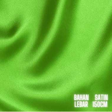 Kain Green screen 4 Tipe Hijau satin