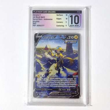 Zeraora V SR AA 074/070 S6K PGC 10 - Graded Pokemon Card Indonesia