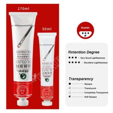 Cat Minyak Maries / Oil Paint 170 ml Scarlet