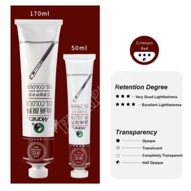 Cat Minyak Maries / Oil Paint 170 ml Crimson