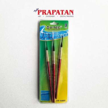 V-TEC VT-1002 Fat Liner Brush set 3 pcs