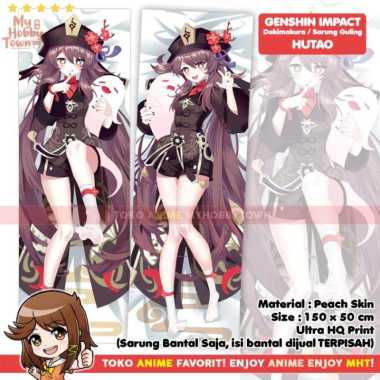 Sarung Bantal Anime Dakimakura Gensh1n Impact : Hutao Lick