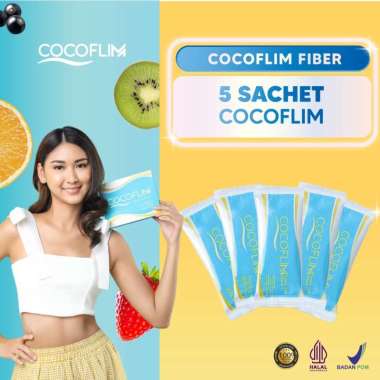 Cocoflim Fiber - 5 Sachet Minuman Kesehatan Detox & Diet