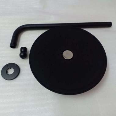 Rain / Wall Shower Kamar mandi Hitam Tanam Bulat - Wall Shower Wall Shower