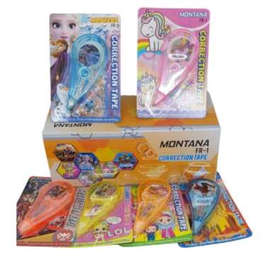 Correction Tape Montana FR1 roll 12M / Tipe-X pita Kertas Kartun / Tip X / Tip ex / Tip-ex / tipe x