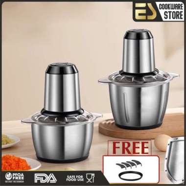 ZS ES Meat Mincer Blender Daging Stainless Steel Blender Daging Portable