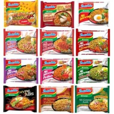 1 DUS INDOMIE GORENG Aneka Rasa 1 DUS Isi 40 Bungkus Indomi Goreng Cabe Ijo