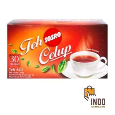 Teh Celup Sosro isi 30 / teh kotak sosro isi 30