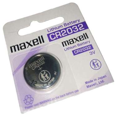 Batt Baterai Kancing CMOS CR2032 PC Desktop Laptop Timbangan Digital Maxell