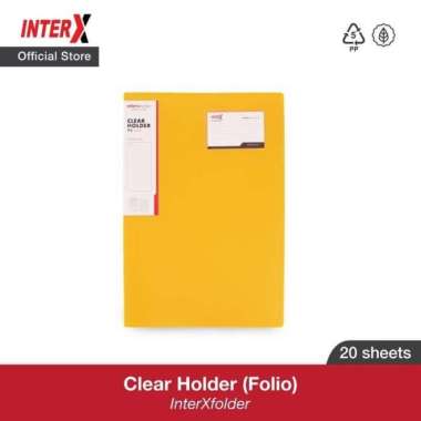 Map Clear Holder/ Map Dokumen Folio 20 lembar/ sheets Folder One