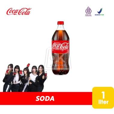 Coca Cola Original Minuman Soda Rasa Kola (Botol 1 Liter)