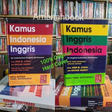 Paket Kamus John Echols Bahasa Inggris Indonesia Indonesia Inggris Hc