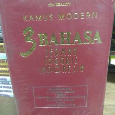 Kamus Modern 3 Bahasa Jerman Inggris Indonesia