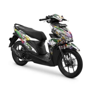 Decal Full body Motor Honda Beat Fi 2020 2021 2022 2023 Joker Putih