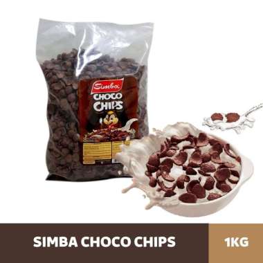 Simba Choco Chips 1kg | Choco Crunch Simba Strawberry Cokelat
