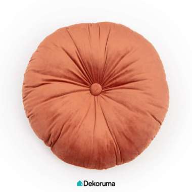 Dekoruma SOLA Bantal Sofa Bulat 40cm / Round Cushion Terracota