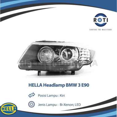HELLA LAMPU UTAMA BMW3 E90 KIRI BI XENON 1ZS354692-031 Clear