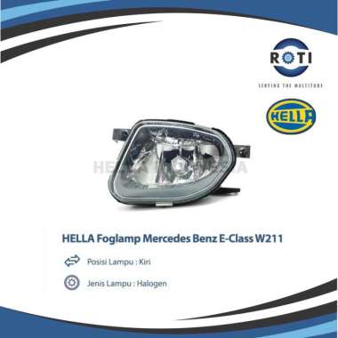 FOGLAMP HELLA MERCY BENZ W211 (KIRI) - LAMPU KABUT 1NB008275-071 Clear