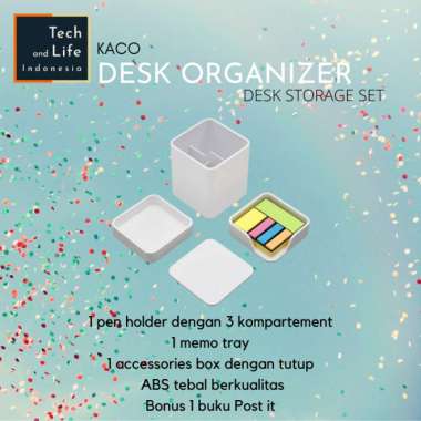 Rak Tempat Alat Tulis ATK Desk Organizer Set Pen Memo Holder