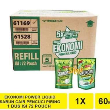 sabun piring ekonomi 60ml dus