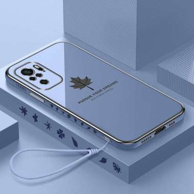 PROMO Case MAPLE XIAOMI REDMI NOTE 10 4G NOTE 10S NOTE 10 5G softcase Silikon Motif Daun BONUS Tali 