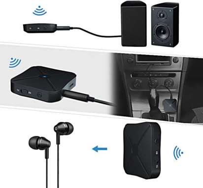 Bluetooth 5.0 Transmitter Receiver for Speaker Headphone TV Car