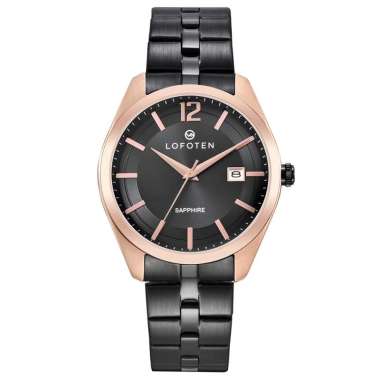 LOFOTEN Jam Tangan Couple F-8106M&L Stainless Steel Women BRG-4