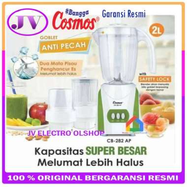 Belender Cosmos Cb 282 Ap / Blender Cosmos 2 Liter Anti Pecah