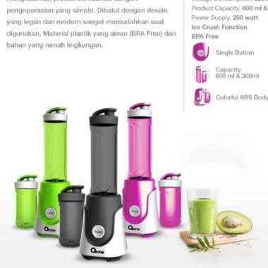Blender Mini Portable Personal Hand Blender Oxone Ox853