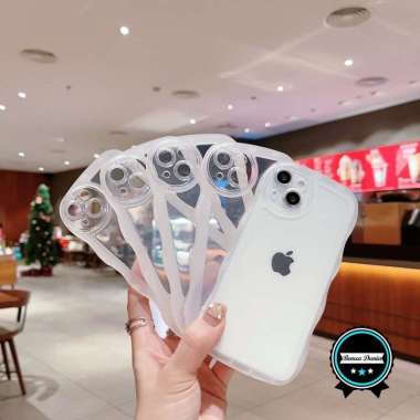 SOFTCASE SOFT SILIKON WAVE GELOMBANG CLEAR CASE BENING INFINIX SMART 4 5 6 6 PLUS 6 HD 7 HOT 8 9 10 