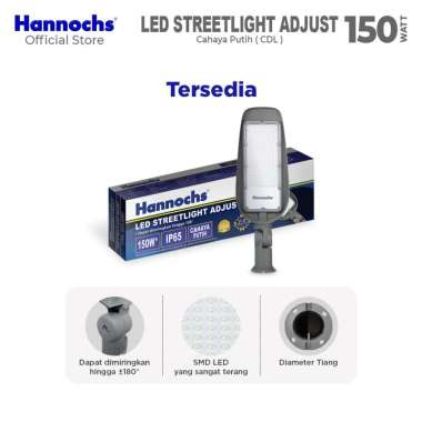 Hannochs LED Streetlight Adjust 150W Cahaya Putih Lampu Jalan PJU