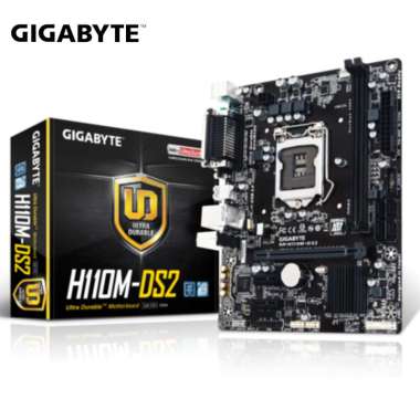 Motherboard H110M-DS2 Gigabyte Mainboard Intel Socket LGA1151 DDR4 MOBO Intel Gen 6 Gen 7