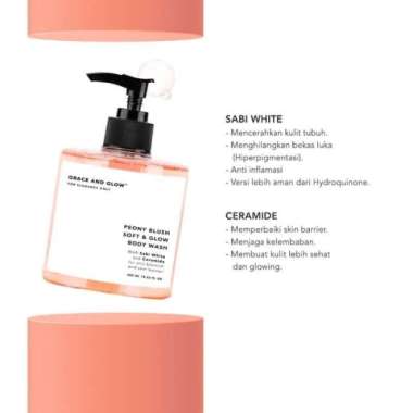 - GRACE &amp; GLOW | Grace and Glow Body Wash SABUN PEONY BLUSH